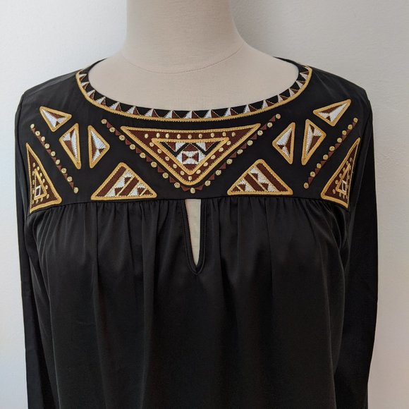 Bauhaus! Embellished Silky Blouse - Picture 2 of 8